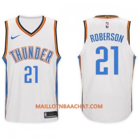 Maillot NBA Oklahoma City Thunder Andre Roberson 21 Nike 2017-18 Blanc Swingman - Homme